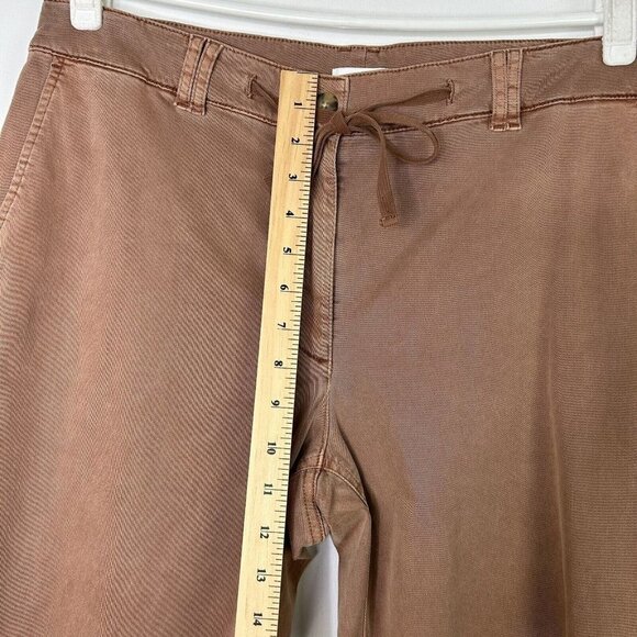 NEW J Jill Wide Leg Crop Pants Women’s Size 14 Brown - Picture 5 of 10